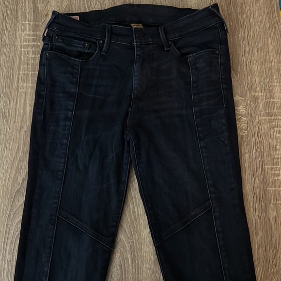 TRUE RELIGION 28x28 stretch skinny moto low-rise jeans - Picture 3 of 5